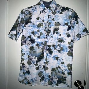 Men's floral button down